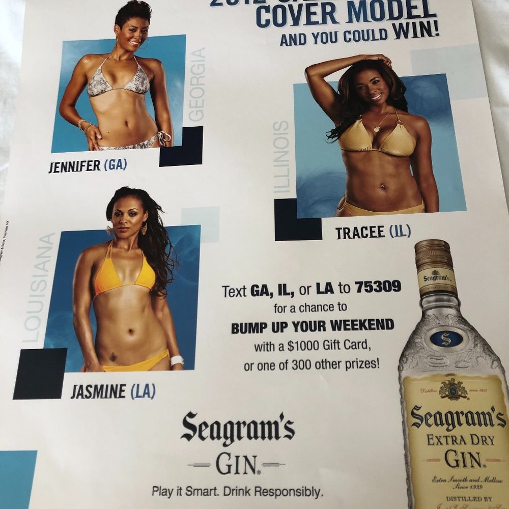 POSTER LIQUOR COVER GIRLS
